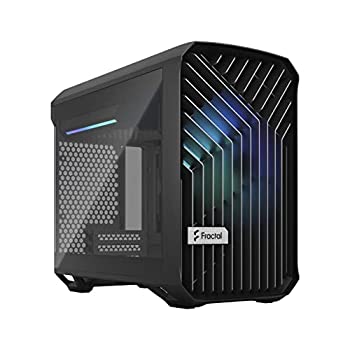 【中古】【インポート品・未当てはめる】Fractal Design Torrent Nano RGB ブラックコンピューターケース TG強化因子ガラスライトティント
