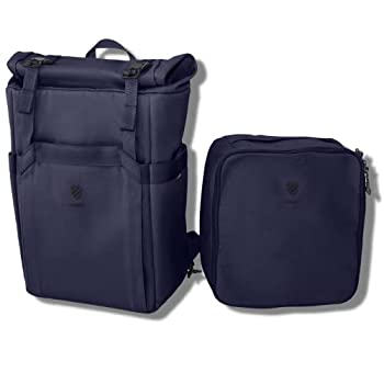 【中古】【インポート品・未当て嵌める】Langly Weekender カメラバックパック ? 米国海軍。耐候性のある取りはらい能力のあるな正六面体。旅する、活動写真家、ビデオグラファー、デジタル一眼二眼レフ、