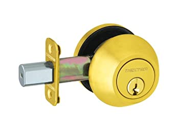 【中古】【インポート品・未当て嵌める】Schlage Dexter シングルシリンダーデッドボルト Pack of 1 JD60V605 1