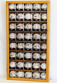 【中古】【輸入品・未使用】40 Baseball Arcylic Cubes Display Case Cabinet Holders Rack w/ UV Protection, Oak｜スカイマーケットプラス 69,395円
