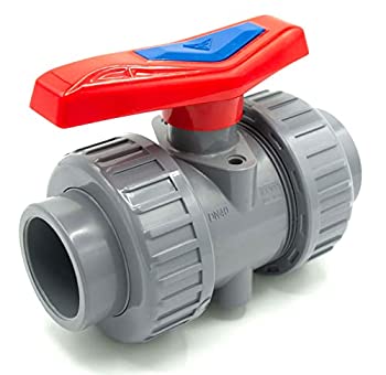 【中古】【インポート品・未当て嵌める】American Valve 2in 時間割り 80 CPVC トゥルーユニオンボールバルブ