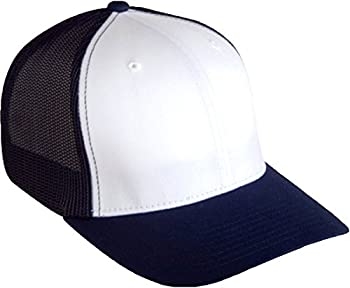 【中古】【インポート品・未当てはめる】Flexfit 6511 トラッカーメッシュキャップ ロイヤル/白いこと