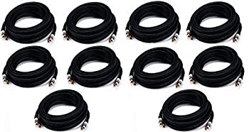 【中古】【輸入品・未使用】eDragon 10パックプレミアム2?RCA Plug/2?RCA Plug M/M 22?AWGケーブル???ブラック、35フィート｜スカイマーケットプラス