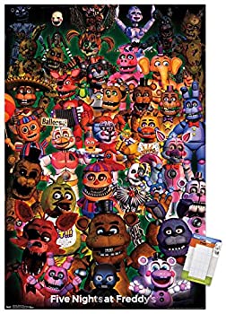【中古】【輸入品・未使用】Trends International Five Nights at Freddy's アルティメットグループウォールポスター 22.3インチ x 34インチ ポスター&マウントバンドル