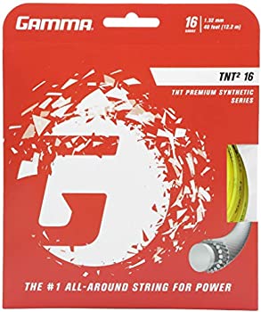 【中古】【輸入品・未使用】Gamma Sports TNT2 16g ストリング - イエロー|スカイマーケットプラス