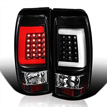 【中古】【輸入品・未使用】SPEC-D TUNING ブラックハウジング クリアレンズ LEDバーテールライト 2003-2006 シボレーシルバラード 1500/1500HD/2500/2500HD 2004-2006 シボ