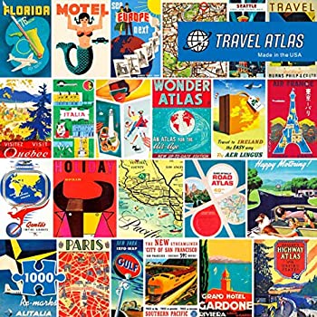 【中古】【輸入品・未使用】Re-marks Travel Atlas 1000ピース ジグソーパズル