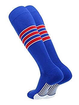 【中古】【インポート品・未当て嵌める】TCK エリート 演奏 ベイスボール靴下 ダッグアウト ソフトボール メンズ レディース, ロイヤル/白いこと/スカーレット, Small