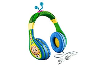 【中古】【輸入品・未使用】eKids Cocomelonヘッドフォン 子供用 有線ヘッドフォン 学校 自宅 旅行 絡まない幼児用ヘッドフォン 音量調節機能付き 3.5mmジャック ヘッドホン