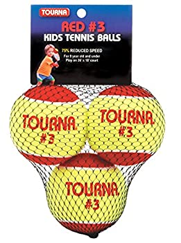 【中古】【輸入品・未使用】Tourna スポーツステージ3クイックスタート低圧縮ボール 3個パック|スカイマーケットプラス