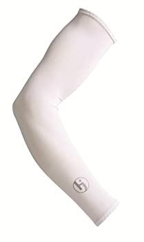 【中古】【輸入品・未使用】(Medium, White) - HJ Glove Soleeve UV Sun Sleeve