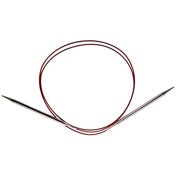 【中古】【インポート品・未当て嵌める】(Size 19/15粍) - 47\" (119糎) ChiaoGoo Red Lace (Stainless Steel) Circular Knitting Needles"