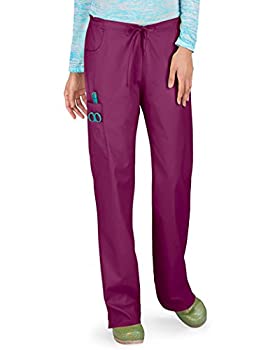 【中古】【輸入品・未使用】Dickies Women's Tall EDS Signature Scrubs Missy Fit Drawstring Cargo Pant, Wine, Medium