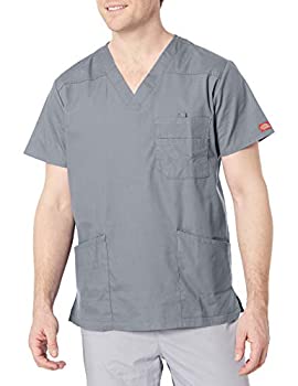 【中古】【輸入品・未使用】Dickies EDSロゴ入りメンズVネックスクラブトップ US サイズ: Small カラー: グレイ
