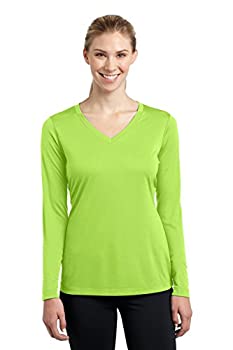 【中古】【輸入品・未使用】Sport - Tekレディース長袖VネックPosiCharge Competitor Tee US サイズ: XL