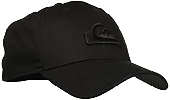 【中古】【インポート品・未当てはめる】Quiksilver メンズ 御山\u0026縮くれる 伸ばすこと相応う カーブブリムハット US 大いさ: Medium-Large 色合い: 黒いこと