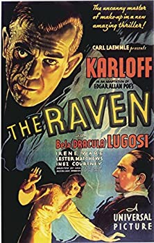 【中古】【輸入品・未使用】Posterazzi Bela Lugosi Boris Karloff The Raven 映画ポスタープリント (8 x 10)