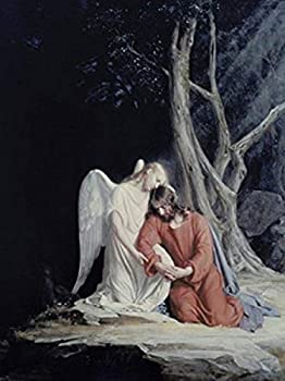 【中古】【輸入品・未使用】Posterazzi Agony in The Garden Carl Heinrich Bloch ポスタープリント (8 x 10)