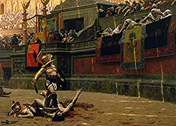 【中古】【インポート品・未当てはめる】Posterazzi ポスタープリントコレクション ヴィンテージ 永遠の都 剣闘士 彼の無為無聊なオポネントJohn Parrot/Stocktrek Images（17 x 1