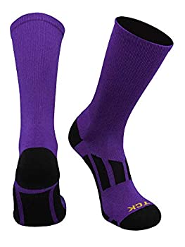 【中古】【輸入品・未使用】TCK ソリッドパフォーマンス2.0クルーソックス ? エリートアスレチックソックス メンズ&レディースボーイズ&ガールズ S パープル