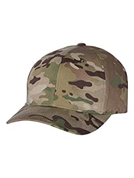 【中古】【輸入品・未使用】Flexfit ツイルキャップ S/M マルチカムグリーン, マルチカムグリーン, XX-Large|スカイマーケットプラス