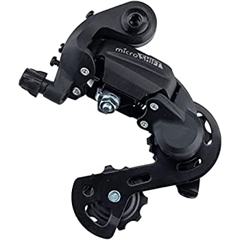 【中古】【インポート品・未当て嵌める】microSHIFT M21 リアディレイラー 6/7速 ロング伏せ籠 ダイレクトアタッチング シマノ取り替えっこ