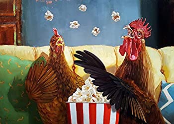 【中古】【インポート品・未当てはめる】Posterazzi Collection ポップコーン・チキンズ 張り出し Lucia Heffernan作 (10 x 14)