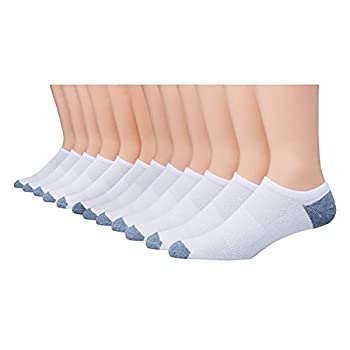 【中古】【インポート品・未当て嵌める】Hanes Men\u0027s X-Temp Lightweight Super No Show, White, Shoe Size: 6-12