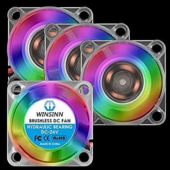 【中古】【インポート品・未当て嵌める】WINSINN 25粍 色つやLED気違い 24V 油圧ベアリング 毛はらい受け答え 2510 25x10粍 - 高速道路 (4個容器に並べる)