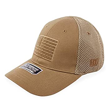 【中古】【輸入品・未使用】ハイランドタクティカル - アメリカ国旗ソフトメッシュハット