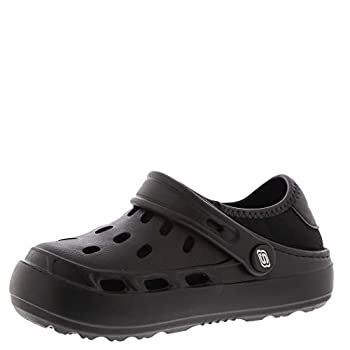 【中古】【輸入品・未使用】Skechers Kids Boy's Foamies Swifters II-Be Warmer Clog, Black, 11 Big Kid
