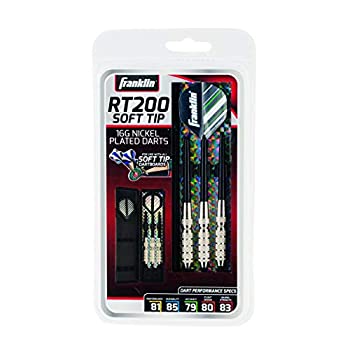 【中古】【輸入品・未使用】Franklin Sports RT200 Nickel Coated Soft Tip Dart (16-gram)|スカイマーケットプラス