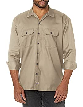 【中古】【輸入品・未使用】Dickies メンズ 長袖 ワークシャツ US サイズ: Small カラー: ベージュ｜スカイマーケットプラス