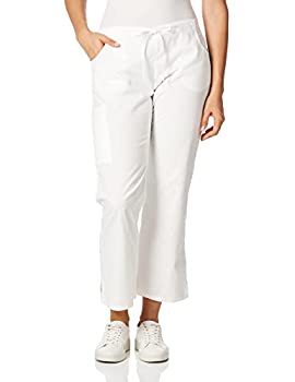 【中古】【輸入品・未使用】Dickies Women's Petite EDS Signature Scrubs Drawstring Cargo Pant, White, XX-Large/Petite