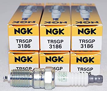 【中古】【輸入品・未使用】NGK # 3186 G-Power プラチナスパークプラグ TR5GP - 6個入り
