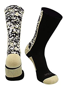 【中古】【輸入品・未使用】TCK Sports エリートパフォーマンス デジタル迷彩クルーソックス S ブラック|スカイマーケットプラス