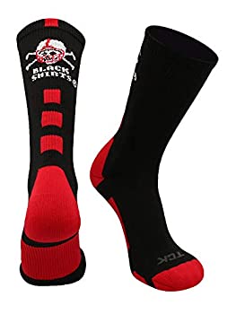【中古】【インポート品・未当てはめる】(Medium, Black/Scarlet/White) - Nebraska Cornhuskers Blackshirts Crew Socks