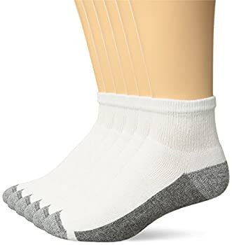 【中古】【輸入品・未使用】Hanes メンズ マックスクッション アンクルソックス 6足パック, ホワイト, 6-12|スカイマーケットプラス