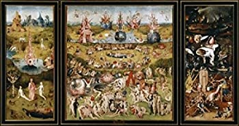【中古】【インポート品・未当て嵌める】Posterazzi Garden of Earthly Delights-Complete c.1505 ヒエロニムス・ボッシュ・ムセオ・デル・プラド・マドリード エスパニア 貼り出しプッディング