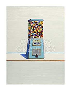 【中古】【輸入品・未使用】McGaw Graphics Blue Vendor, 1963年 Wayne Thiebaud作 アートプリントポスター 紙サイズ 14インチ x 11インチ 画像サイズ 12インチ x 9インチ (