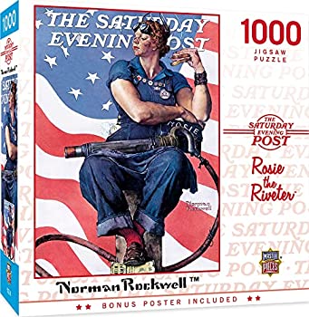 【中古】【輸入品・未使用】MasterPieces Puzzle Company Saturday Evening Post Rosie the Riveter Puzzle (1000 Piece), Multicoloured, 49cm x 70cm