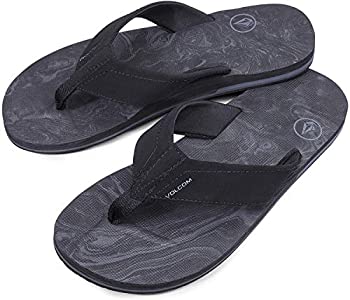 【中古】【輸入品・未使用】[ヴォルコム] メンズ ビーチサンダル (RCFフットベッド : 衝撃吸収)[ V0811522 / Victor ] おしゃれ 疲れにくい GBL_グレーブルー 27.0 cm