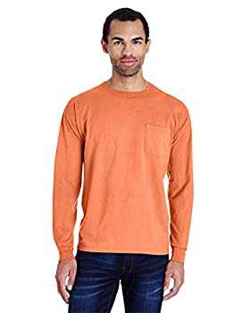 【中古】【輸入品・未使用】ヘインズ メンズ コンフォートウォッシュ ガーメント染め 長袖 ポケットTシャツ (GDH250 GRTDYE) US サイズ: XX-Large