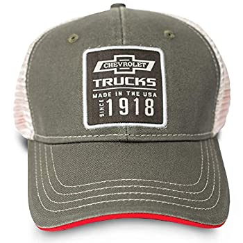 【中古】【インポート品・未当て嵌める】Buck Wear Chevrolet Shop ロゴタイプかぶり笠 薄墨色 os