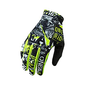 【中古】【輸入品・未使用】O'Neal Matrix ユニ 子供用 ユースグローブ ブラック/ネオン/イエロー 3/4 SM