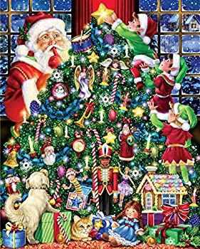 【中古】【輸入品・未使用】Vermont Christmas Company クリスマスジグソーパズル 1000ピース