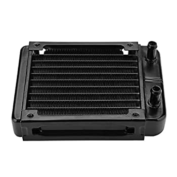 【中古】【インポート品・未当て嵌める】120粍 電子計算機空調設備 中央処理装置水冷放熱器 水冷ヒートシンク 10熱電子管 純軽銀熱取り替えっこ放熱器 電子計算機進行掛り水冷