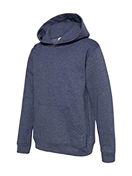 【中古】【インポート品・未当て嵌める】Hanes 若い衆 EcoSmart ティーシャツボンネット US 大いさ: Large 色合い: 青色 トップス-パーカー-レディースファッション