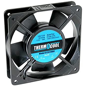 【中古】【輸入品・未使用】Thermocool Axial 冷却ファン 110V 57CFM 4.72インチ X 4.72インチ