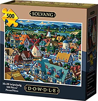 【中古】【輸入品・未使用】Dowdle Folk Art Solvang ジグソーパズル